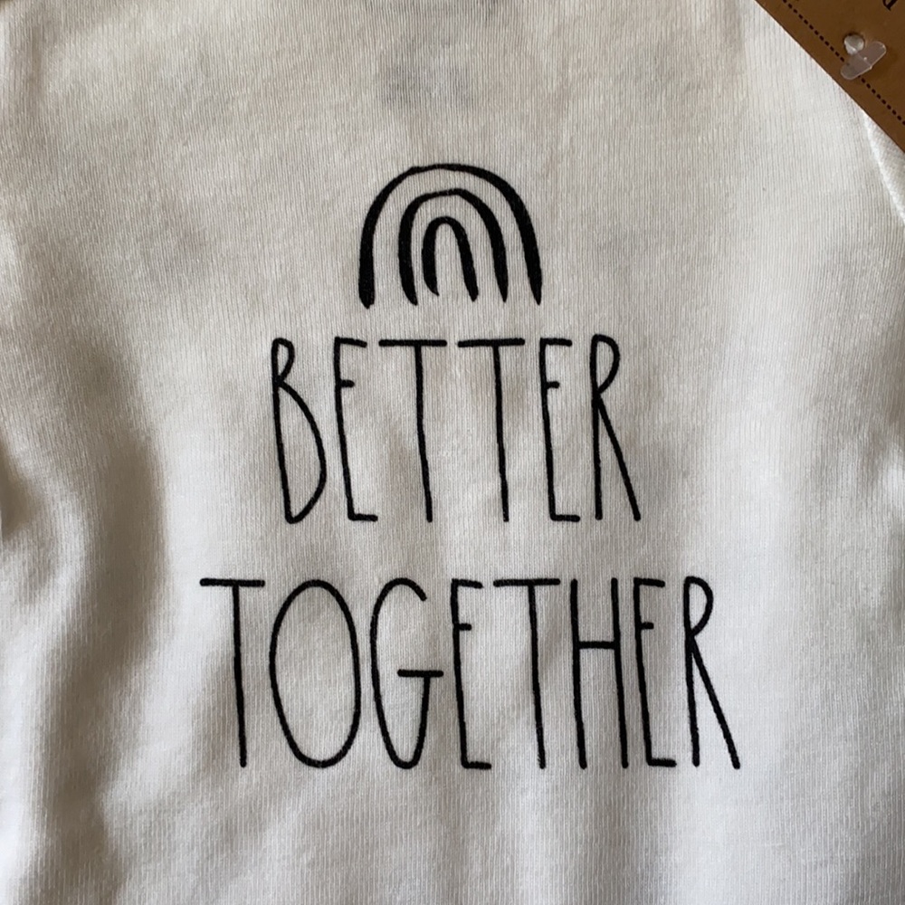 NEW Rae Dunn better together/kindness onesie set - Picture 4 of 7